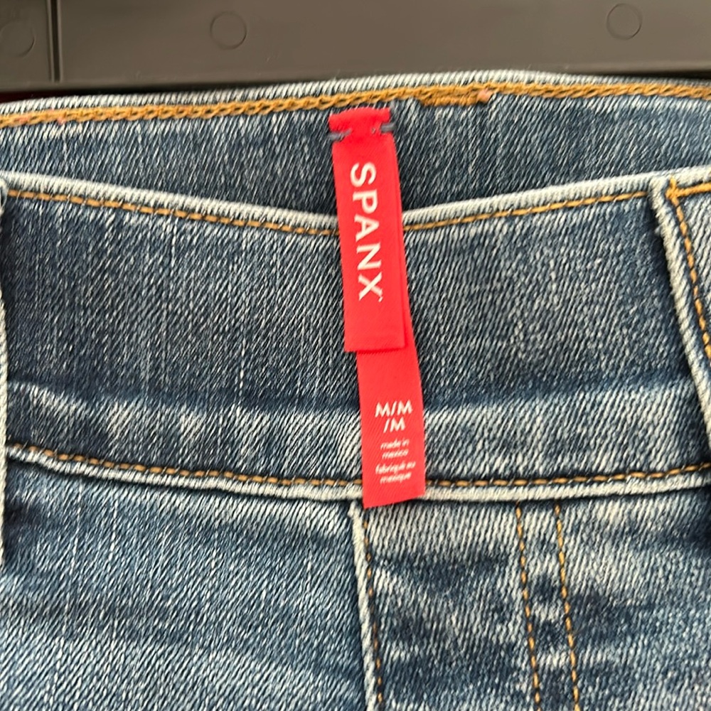 Spanx wide leg jeans, worn once like new!!